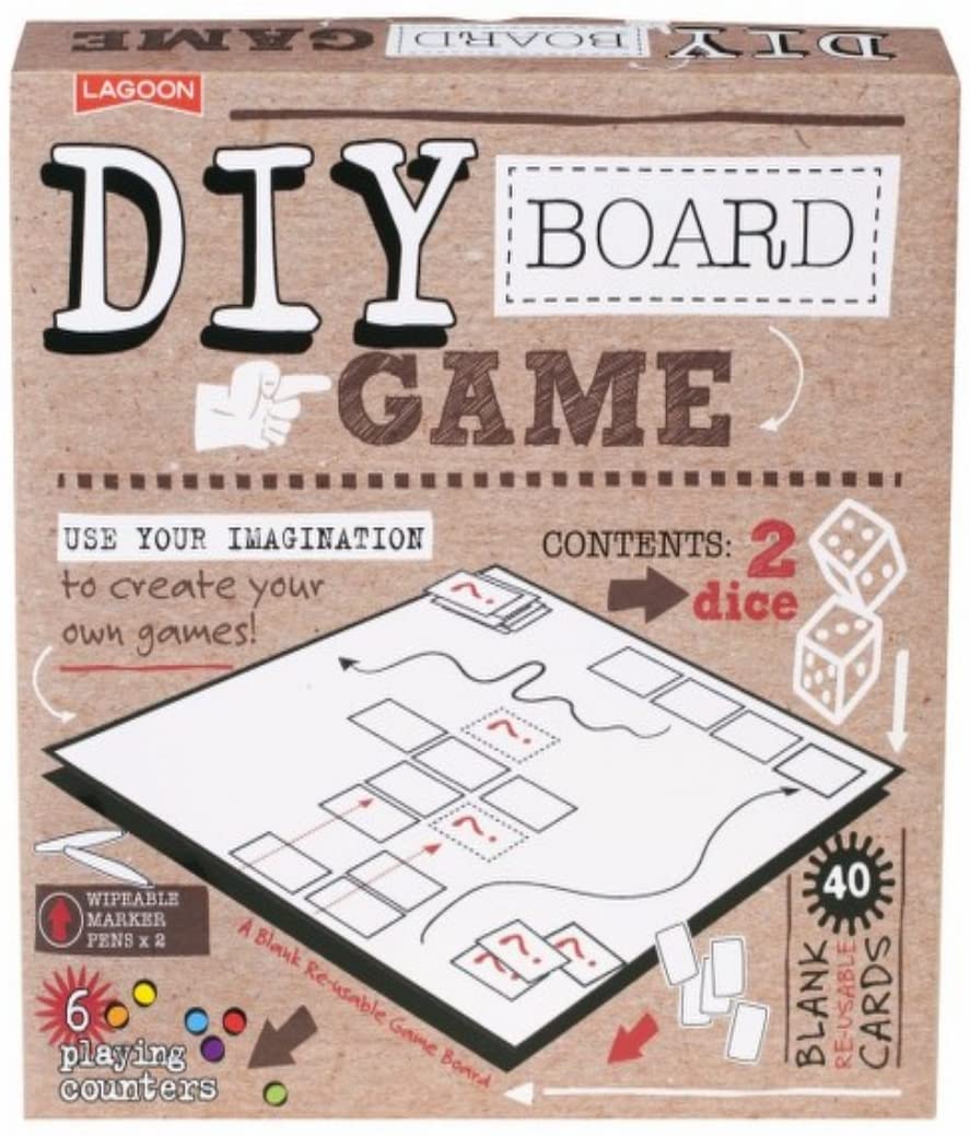  Blank Board Game and Pieces DIY Create Your Own Board